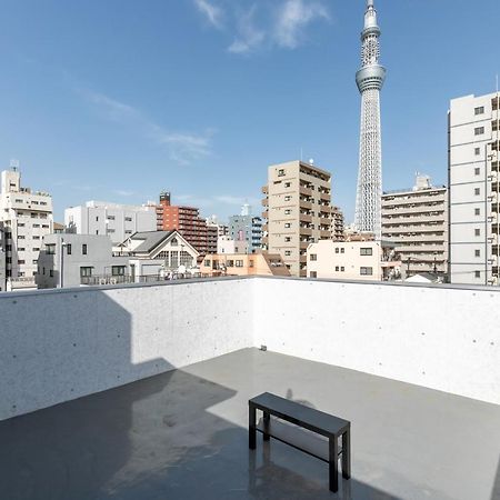 Asakusa Sky Stay Tiffany Blue Room Tokio Buitenkant foto