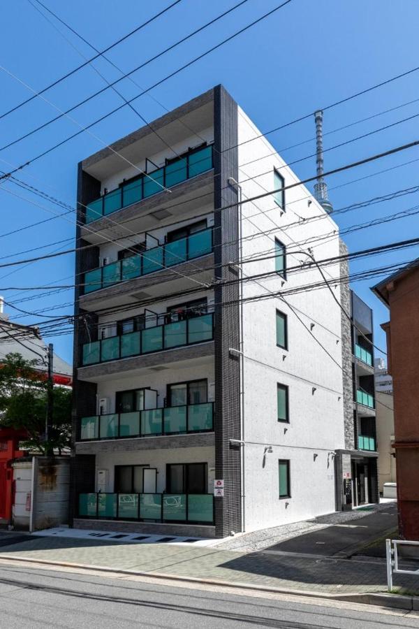 Asakusa Sky Stay Tiffany Blue Room Tokio Buitenkant foto