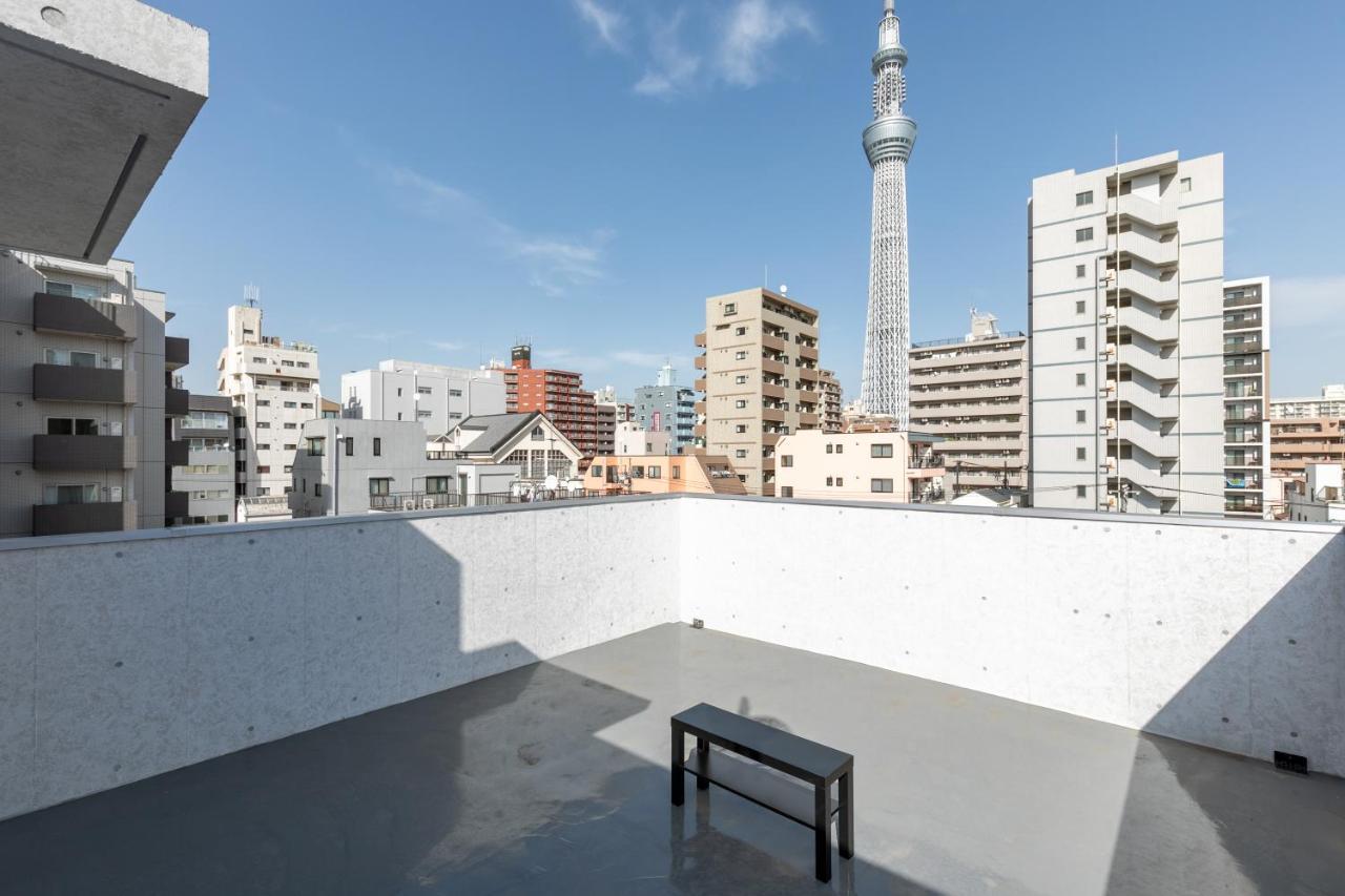Asakusa Sky Stay Tiffany Blue Room Tokio Buitenkant foto